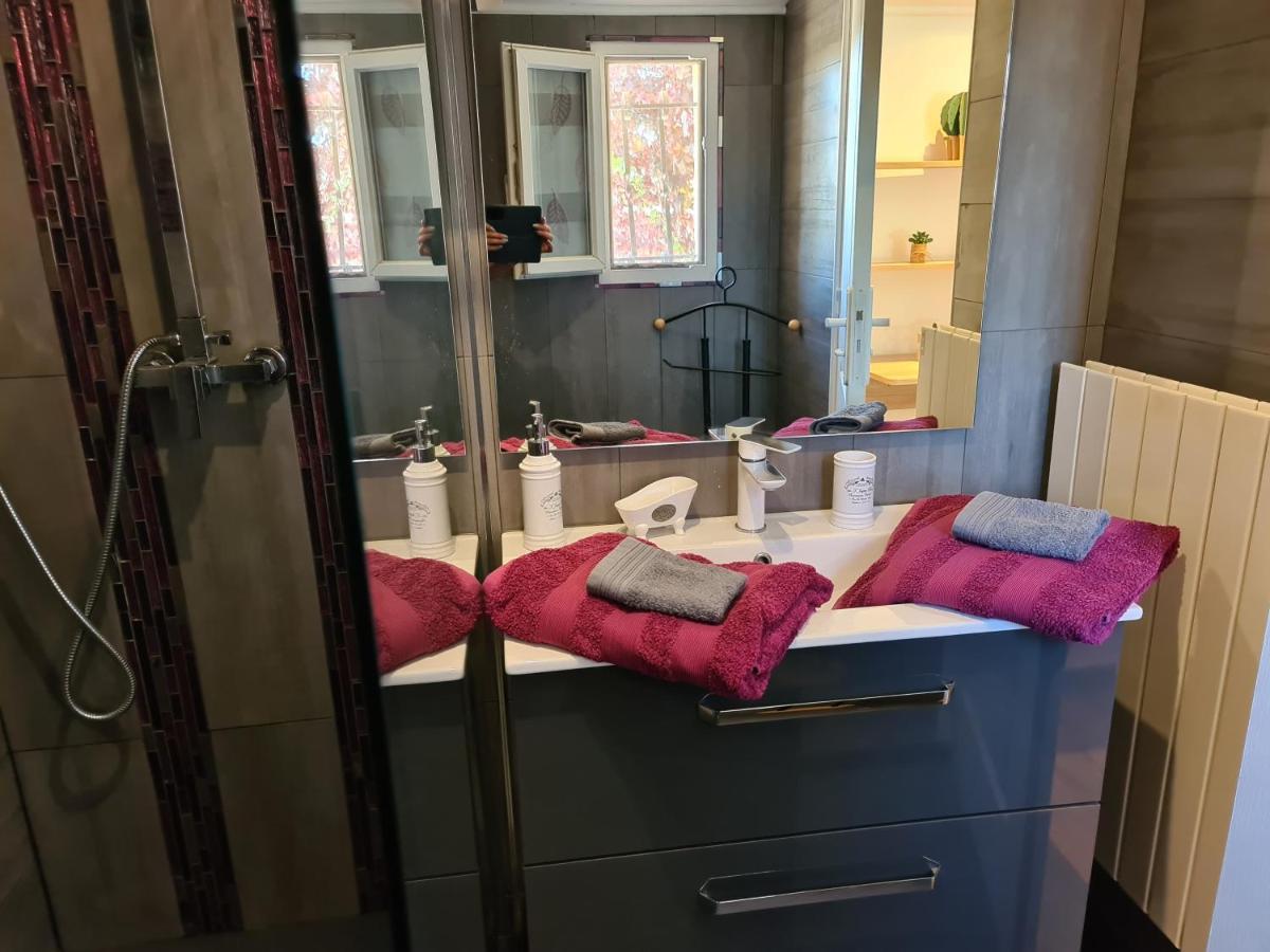 Appartements Dans Villa Privee Avec Piscine, Jardin, Parking Clos, Wifi, Climatisation Meyreuil Buitenkant foto